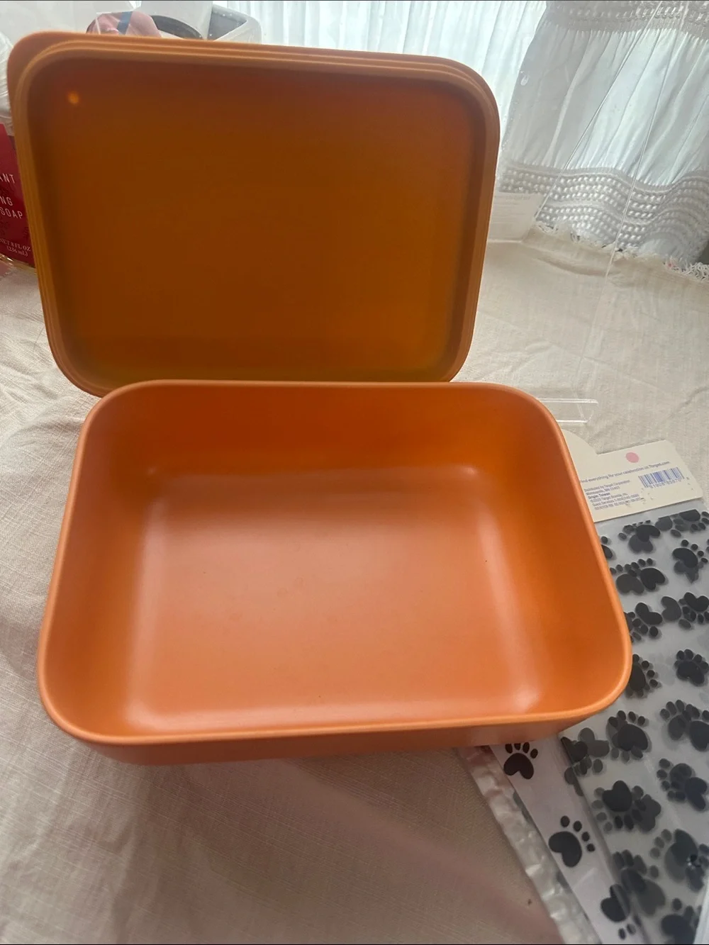Dog food storage items